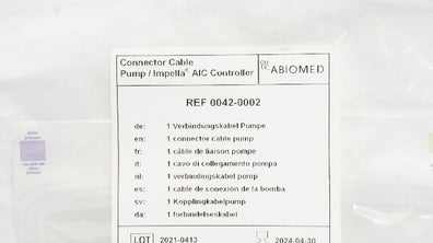 Abiomed 0042-0002 Connector Cable Pump/Impella AIC Controller
